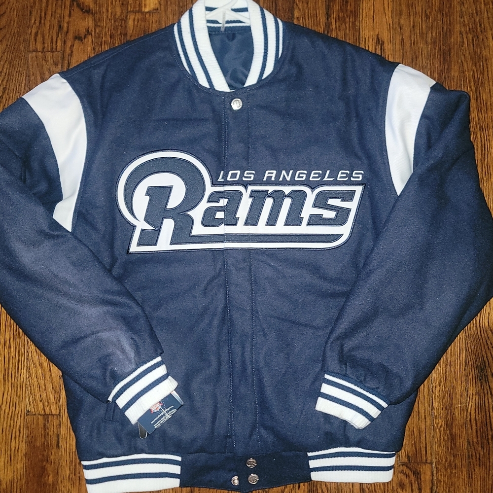 Los Angeles Rams Navy and White Jacket